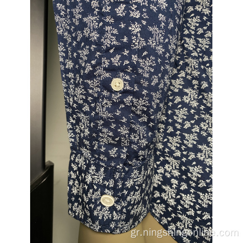 Εκτύπωση Mens Cotton Full Casual πουκάμισο